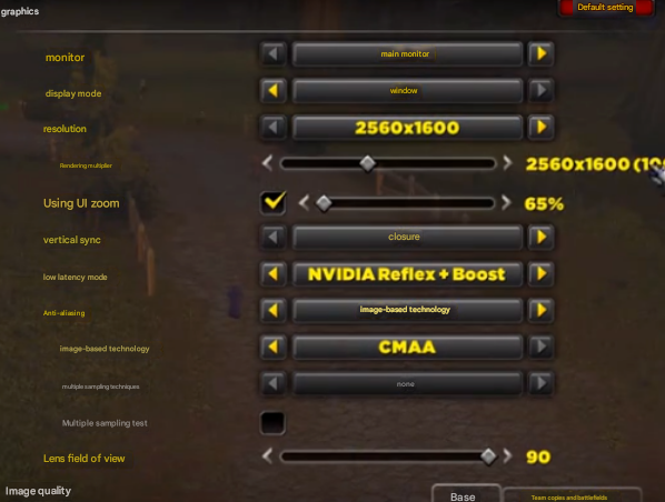 wow titan reforged Core Display setting